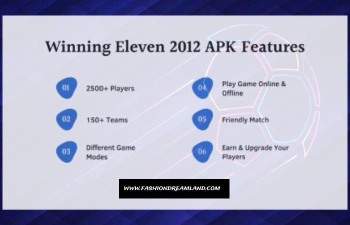 Features of Winning Eleven 2012 Warkop Android