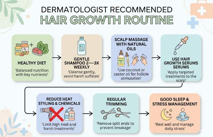 hair growth routine