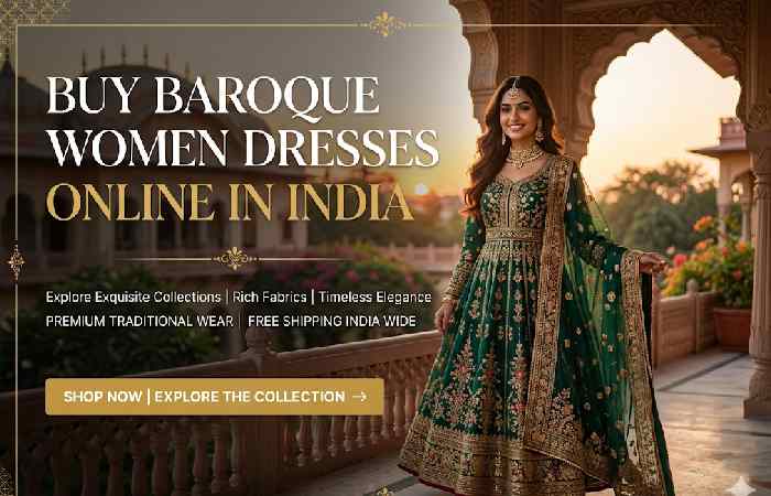buy baroque women dresses online in india