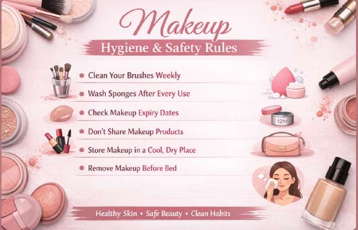 makeup hygiene & safety rules