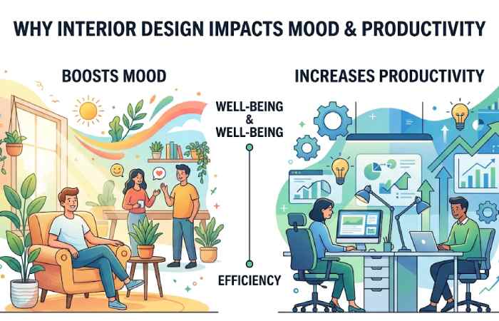 why interior design impacts mood and productivity