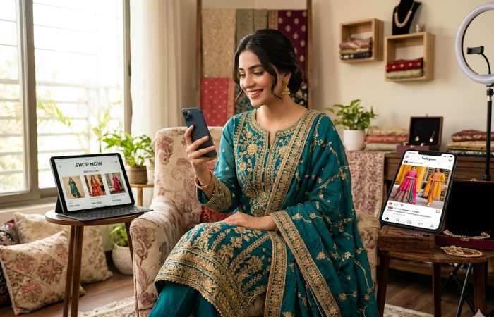 why pakistani ethnic fashion performs well online